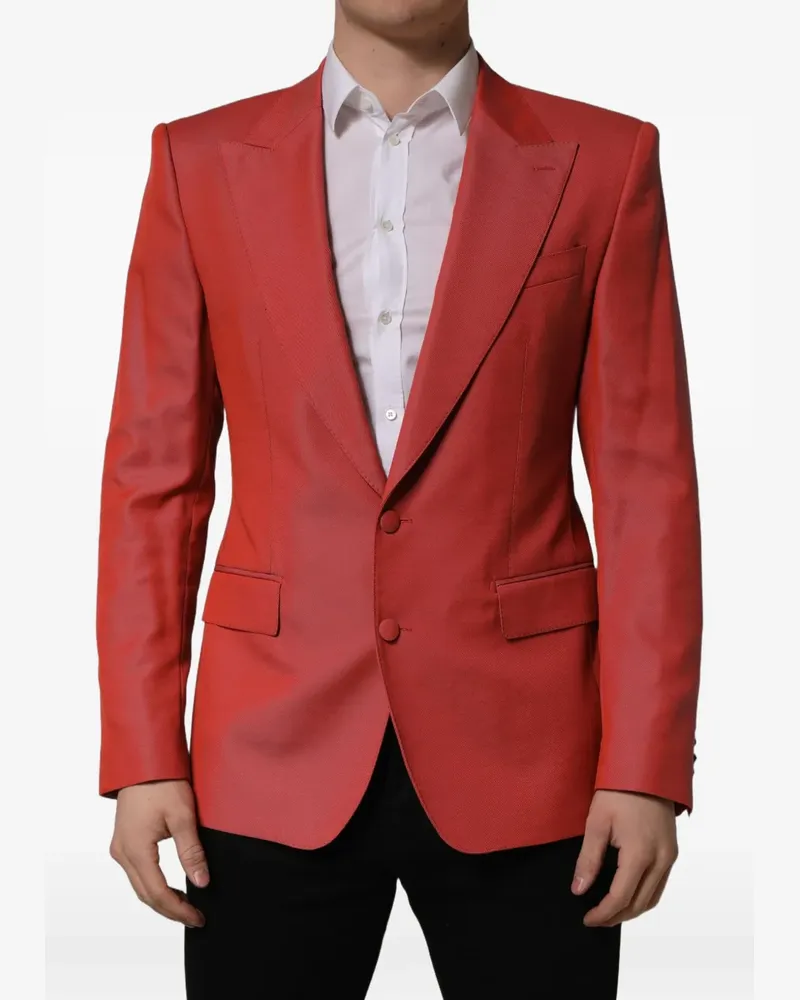Dolce & Gabbana single-breasted wool blazer - Rot Rot