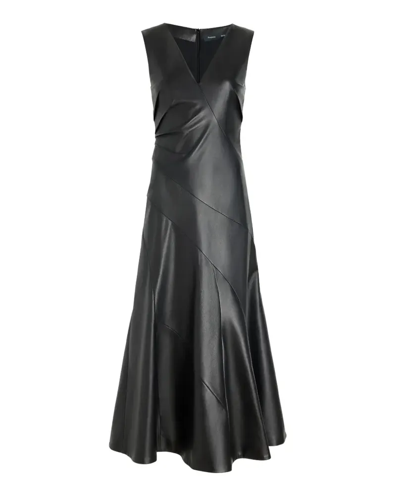 Proenza Schouler Kenza Kleid aus Nappaleder - Schwarz Schwarz