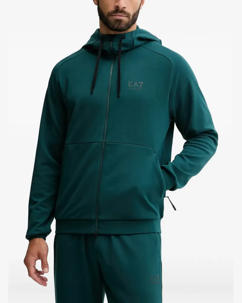 EA7 zip-up hooded tracksuit set (set of two) - Grün Grün