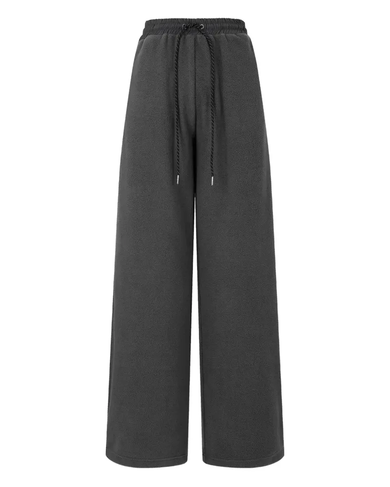 STUDIO TOMBOY fleece drawstring-waist pants - Grau Grau