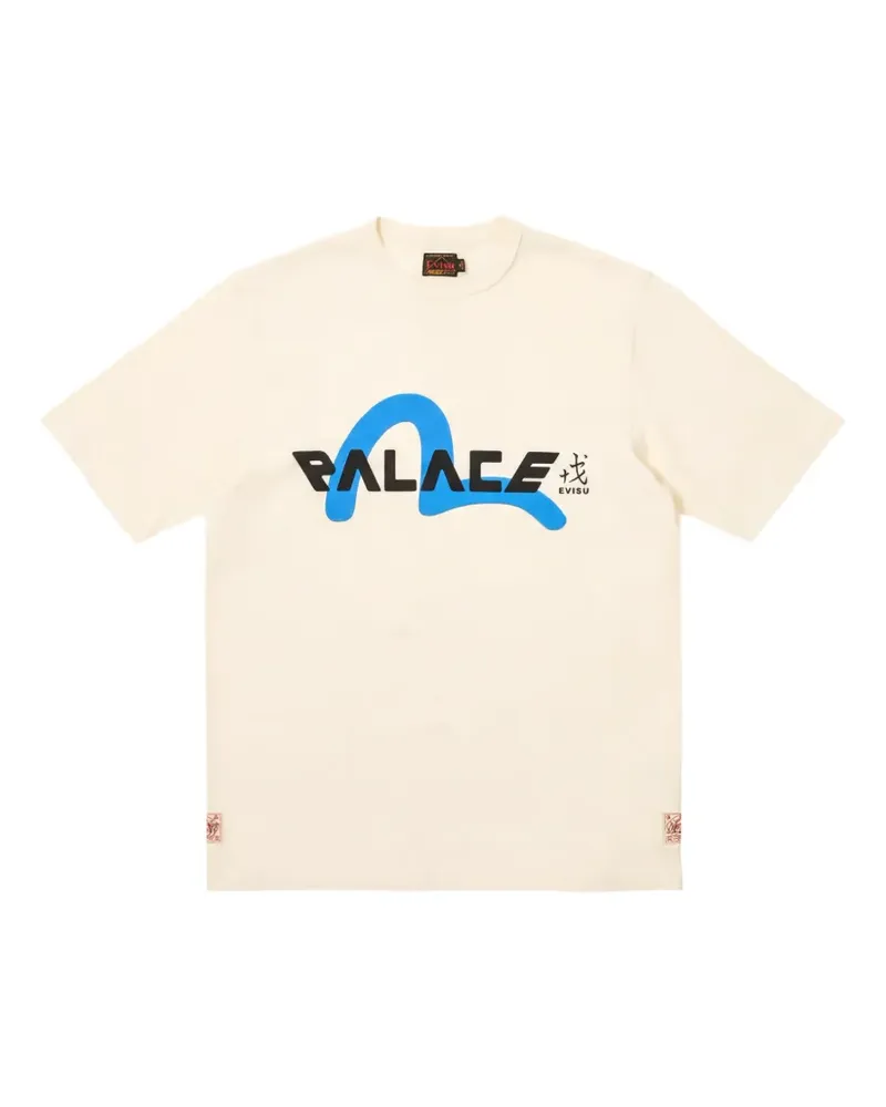 PALACE x Evisu logo-print T-shirt - Weiß Weiß