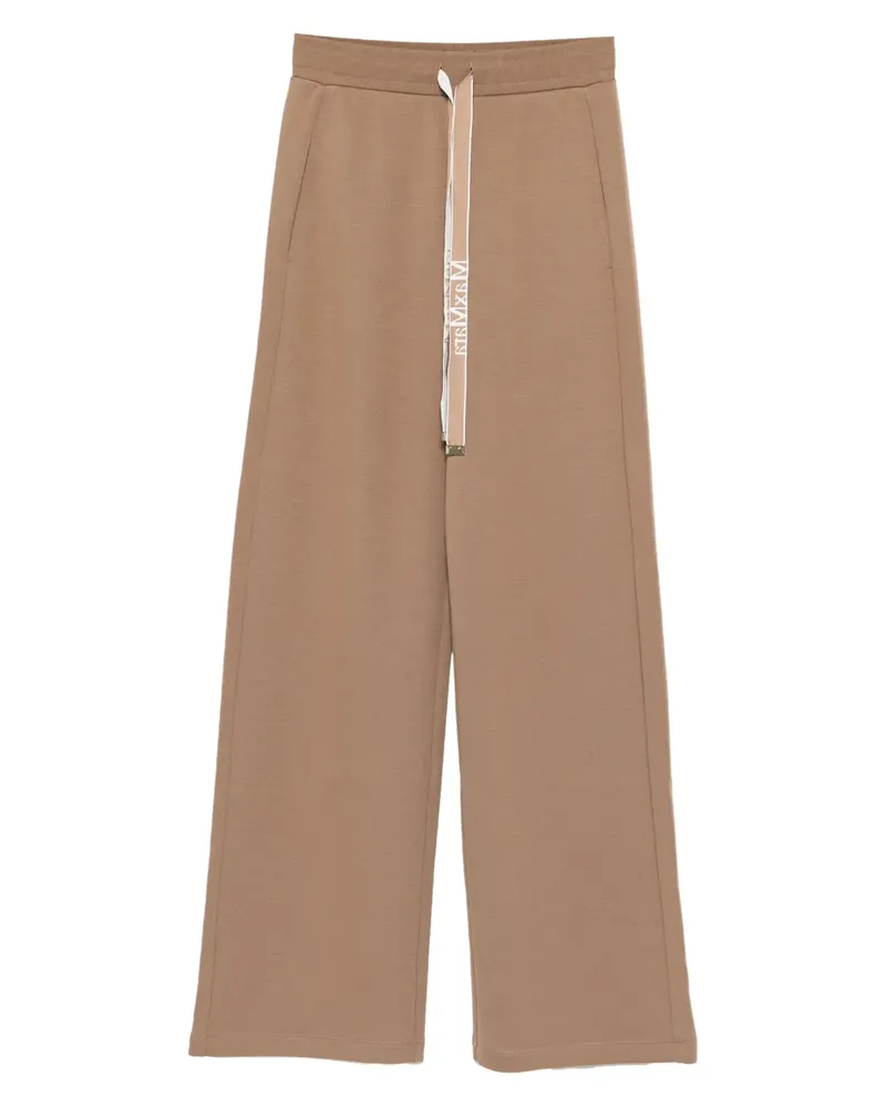 Max Mara Max Mara Jogginghose mit Logo-Kordelzug - Braun Braun