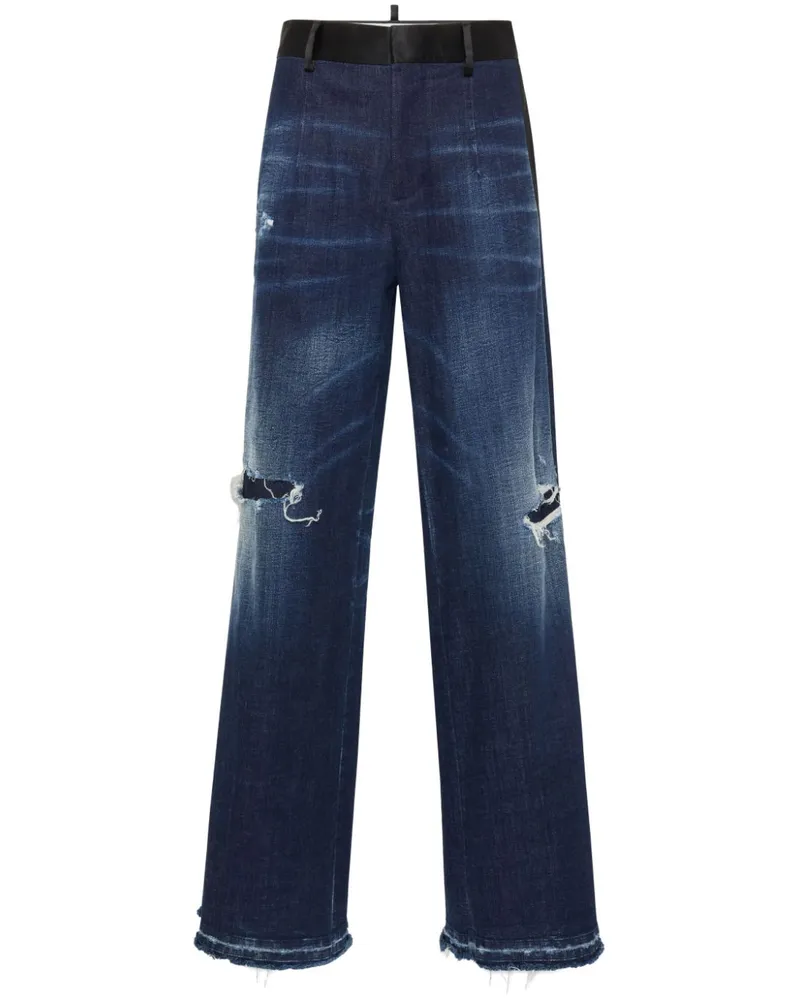 Dsquared2 Jeans mit weitem Bein - Blau Blau
