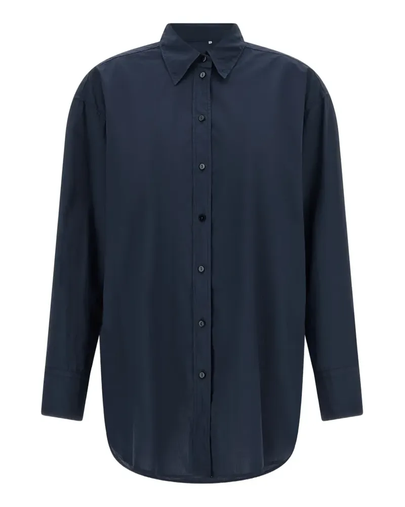 XACUS Tessa poplin shirt - Blau Blau