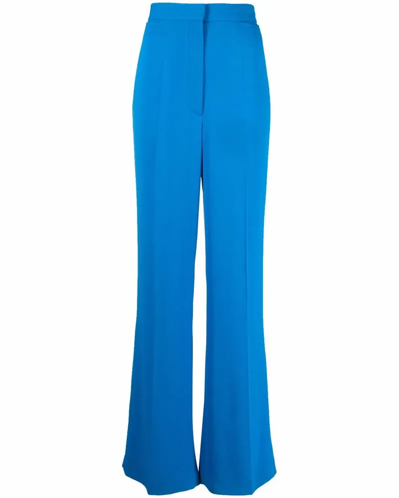 Stella McCartney Klassische High-Waist-Hose - Blau Blau