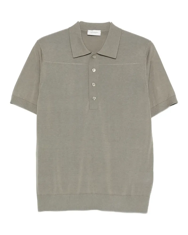 Paolo Pecora Milano buttoned polo shirt - Grün Grün