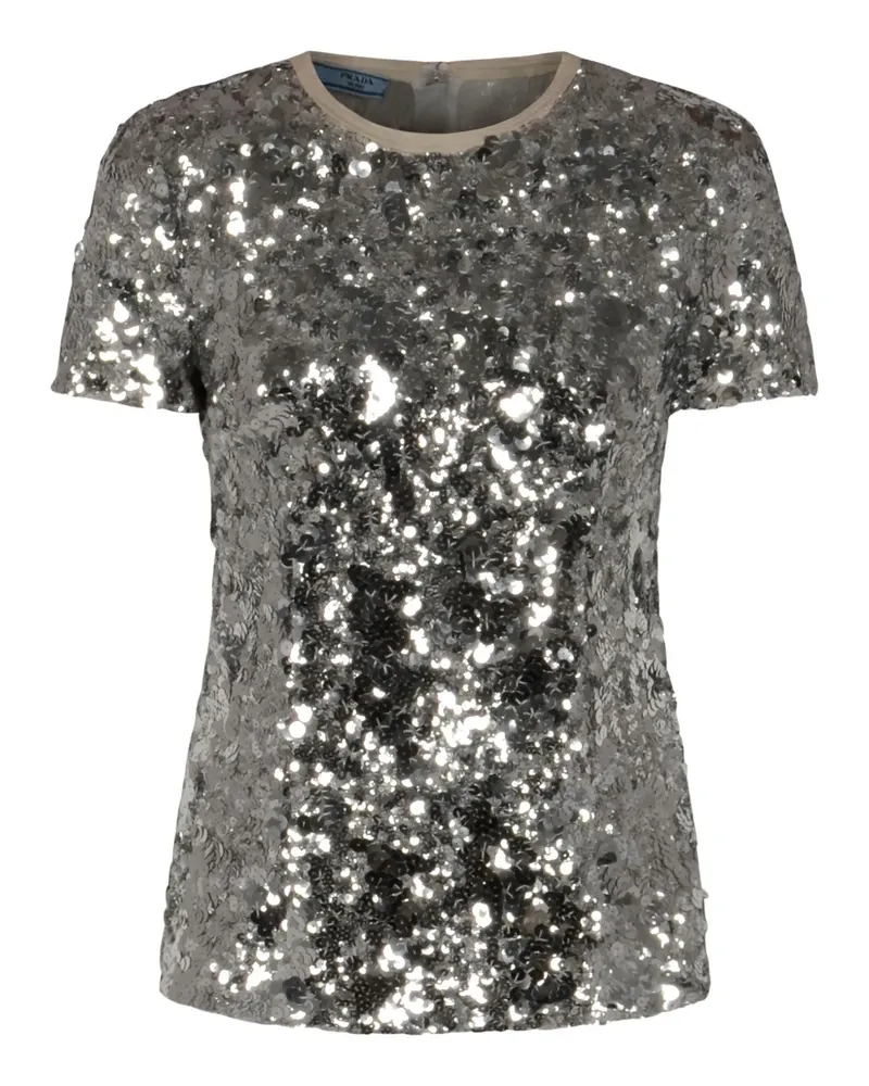 Prada short sleeves shirt - Silber Silber