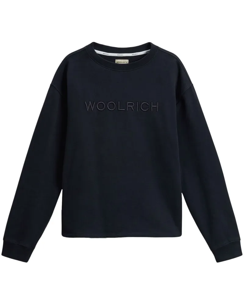 Woolrich T-Shirt aus Fleece-Jersey - Schwarz Schwarz