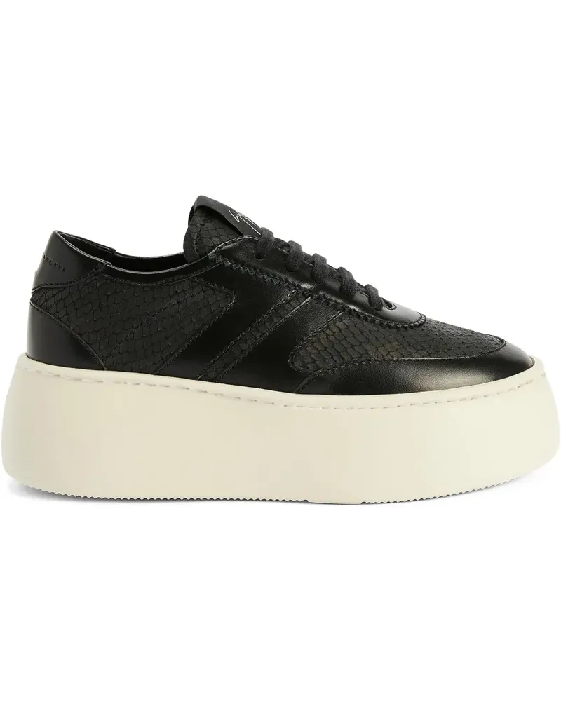 Giuseppe Zanotti GZ League Maxi Plateau-Sneakers - Schwarz Schwarz