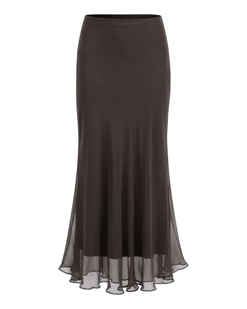 The Sei diaphanous skirt - Braun Braun