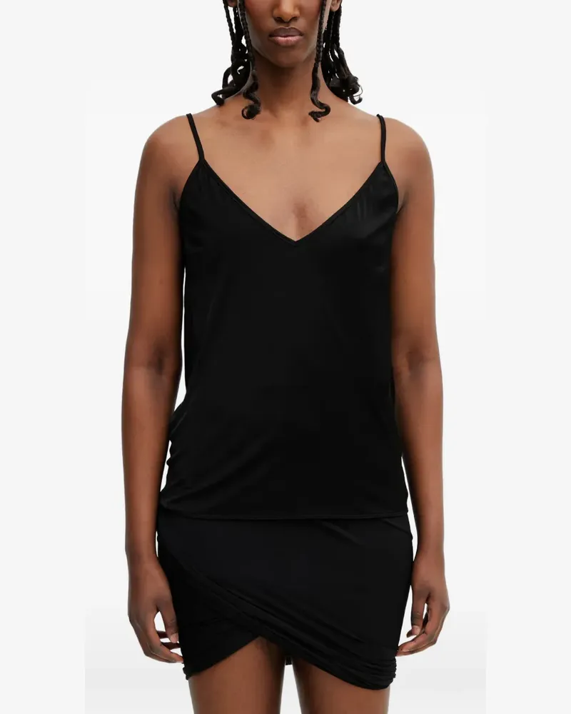 Rick Owens Lilies V-neck spaghetti-strap top - Schwarz Schwarz