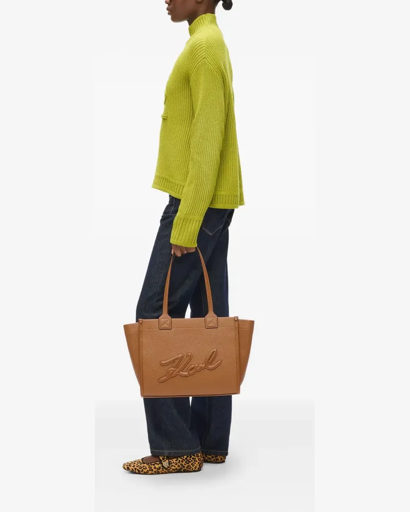Karl Lagerfeld Mittelgroße K/Skuare Handtasche - Braun Braun