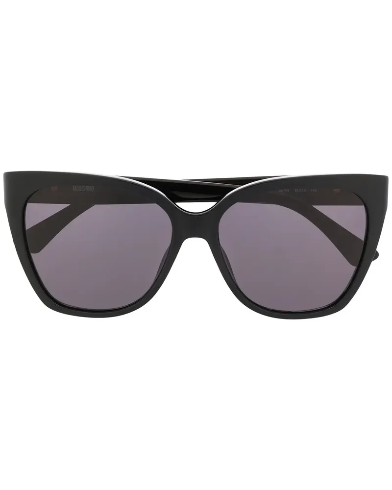 Moschino Cat-Eye-Sonnenbrille - Schwarz Schwarz