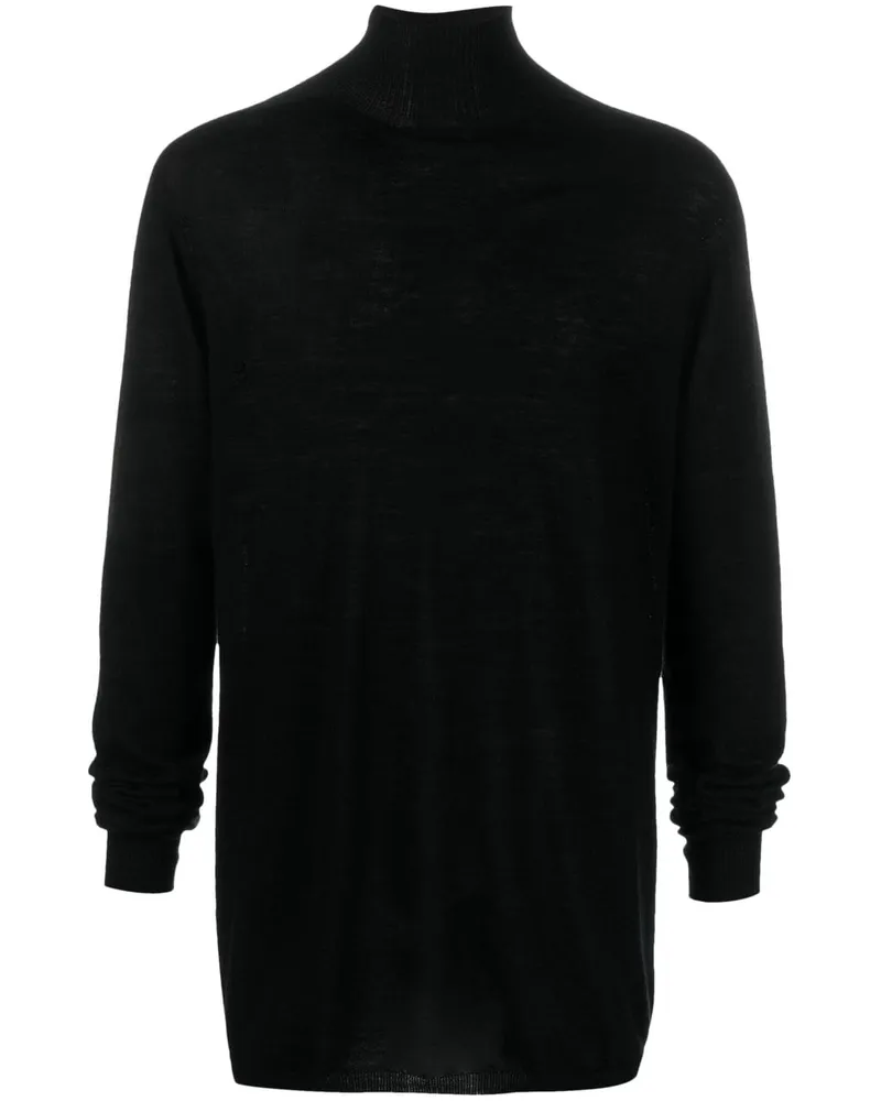 Rick Owens Pullover mit Rollkragen - Schwarz Schwarz