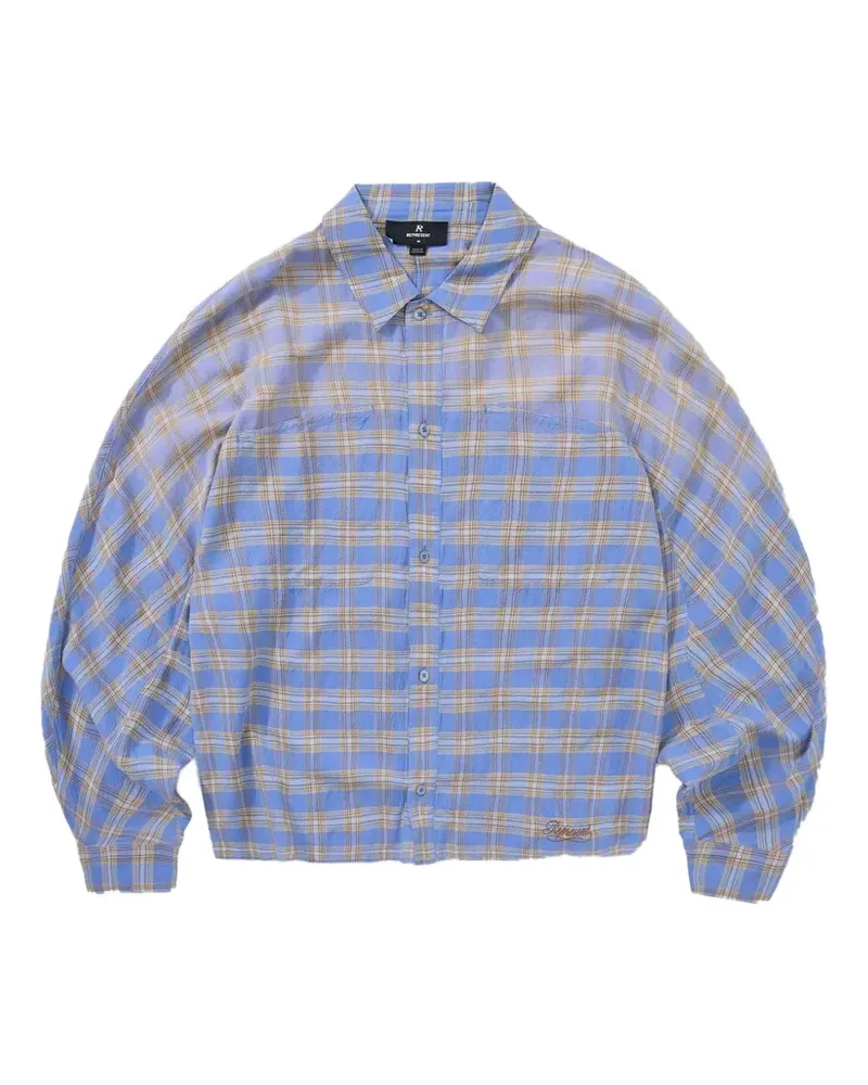 REPRESENT Santa Monica kariertes Hemd - Blau Blau