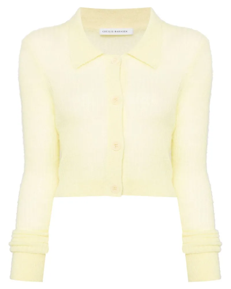 Cecilie Bahnsen Jaqueline Cardigan Gelb