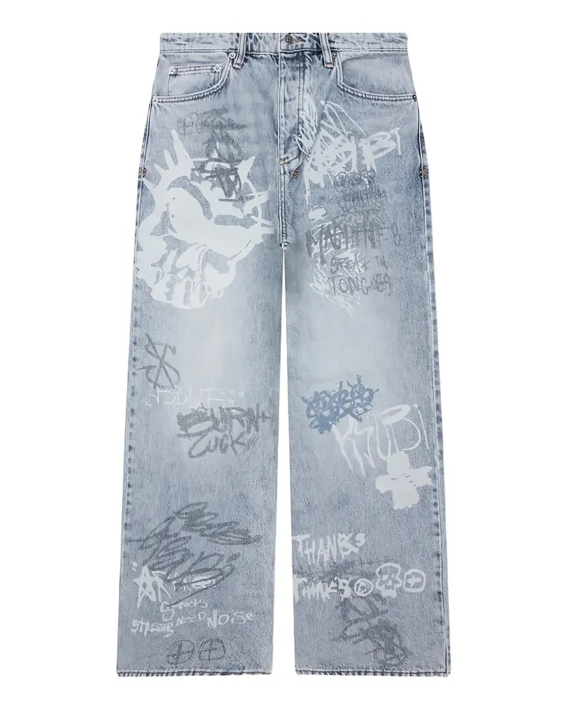 ksubi Maxx Rogue graffiti jeans - Blau Blau