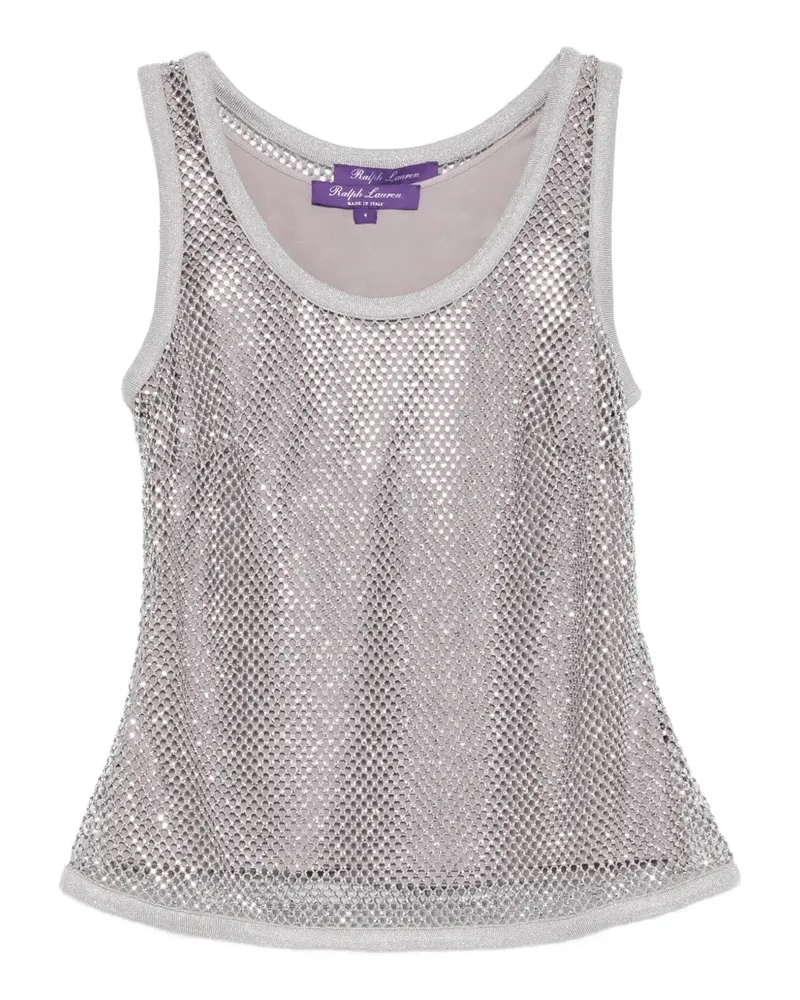 Ralph Lauren crystal-embellished tank top - Grau Grau