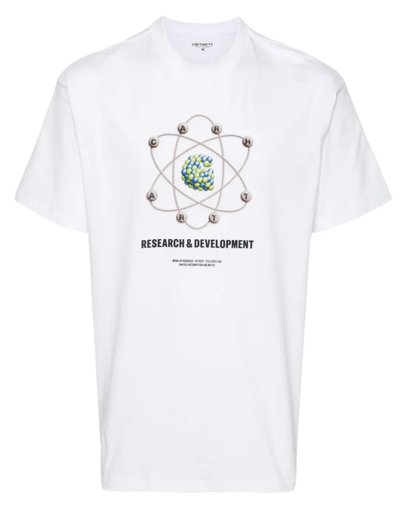 Carhartt WIP T-Shirt mit grafischem Print Weiß