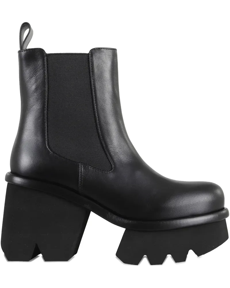Paloma Barceló Elvia Stiefel mit Plateau 90mm - Schwarz Schwarz