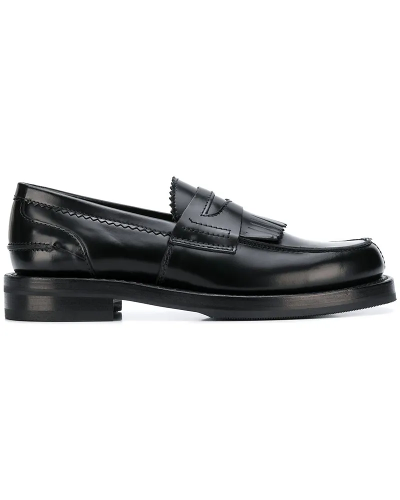 Our Legacy Loafer mit Fransen Schwarz