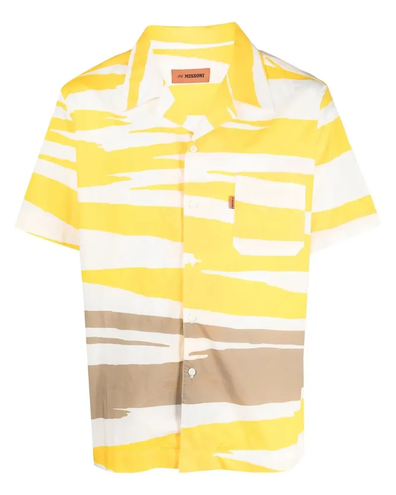 Missoni Hemd mit grafischem Print - Gelb Gelb