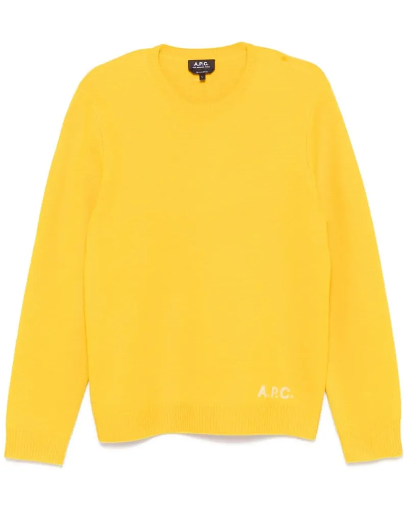 A.P.C. Edward Pullover - Gelb Gelb