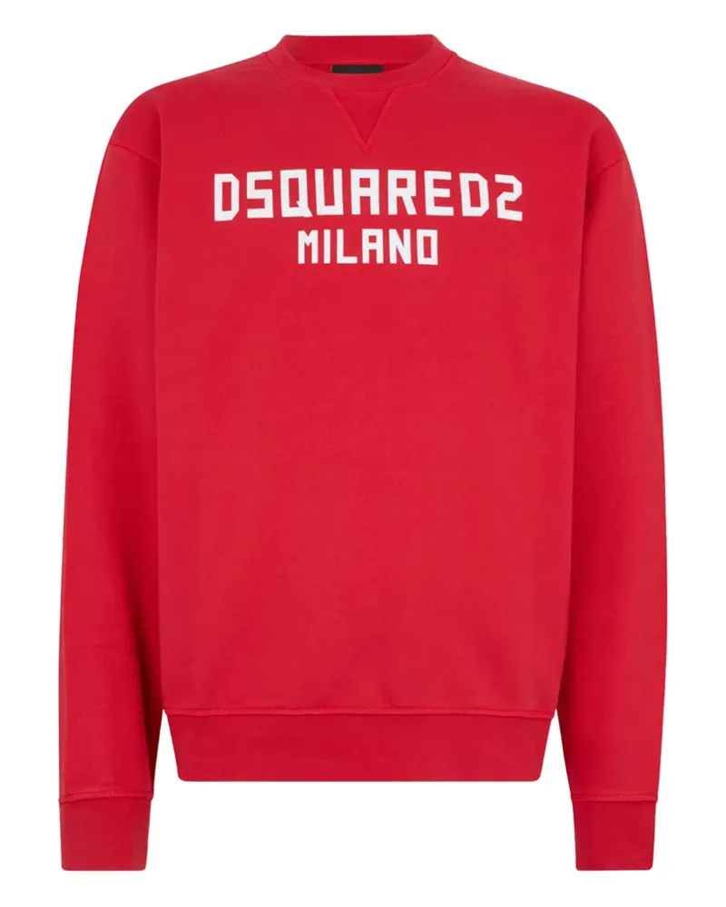 Dsquared2 Pullover mit Rundhalsausschnitt - Rot Rot