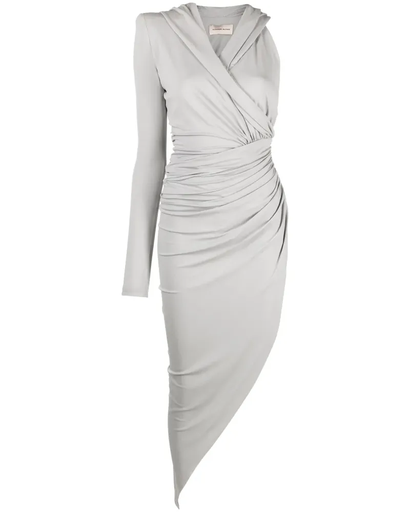 Alexandre Vauthier Asymmetrisches Midikleid - Silber Silber