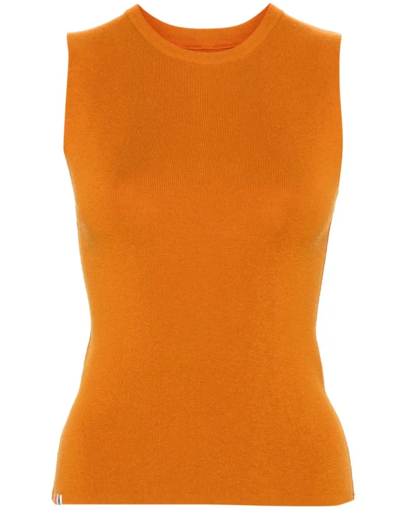 extreme cashmere N°334 Ida Strickoberteil Orange