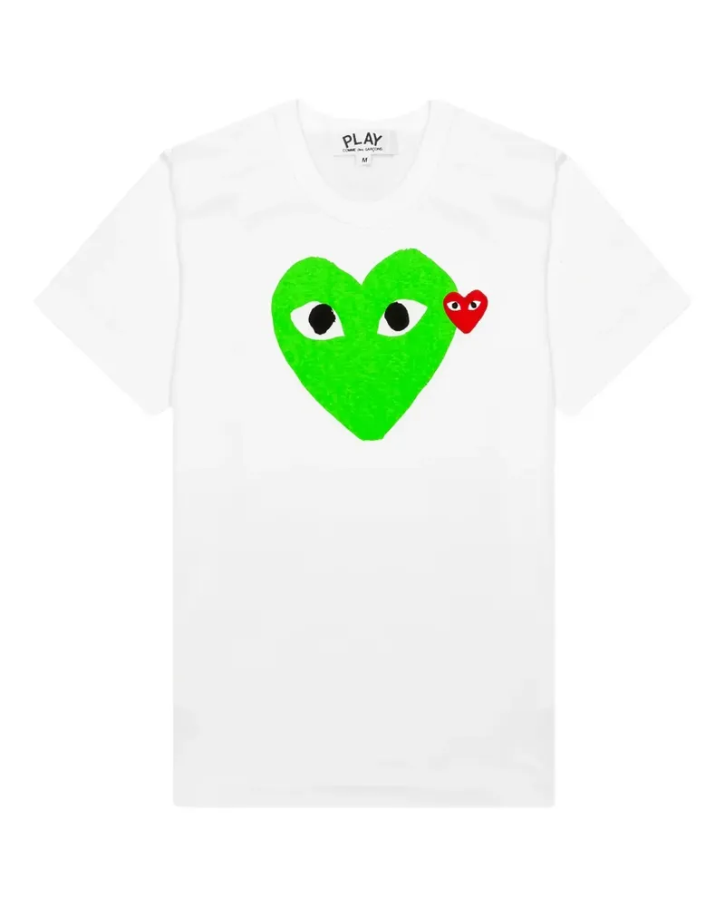 Comme des Garçons T-Shirt mit Logo-Print - Weiß Weiß