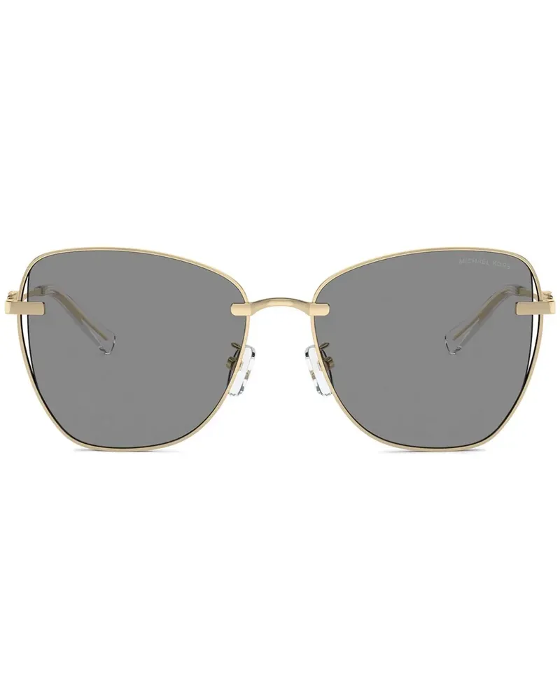 Michael Kors Sonnenbrille mit Oversized-Gestell - Gold Gold