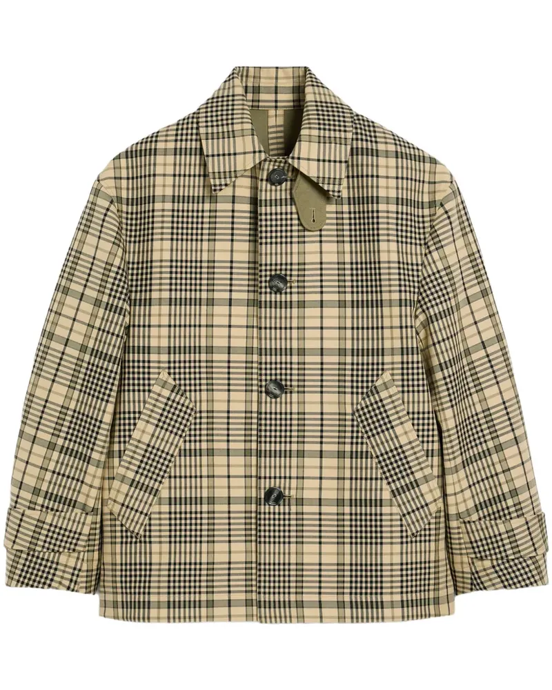AMI Paris Karierte Jacke - Nude Nude