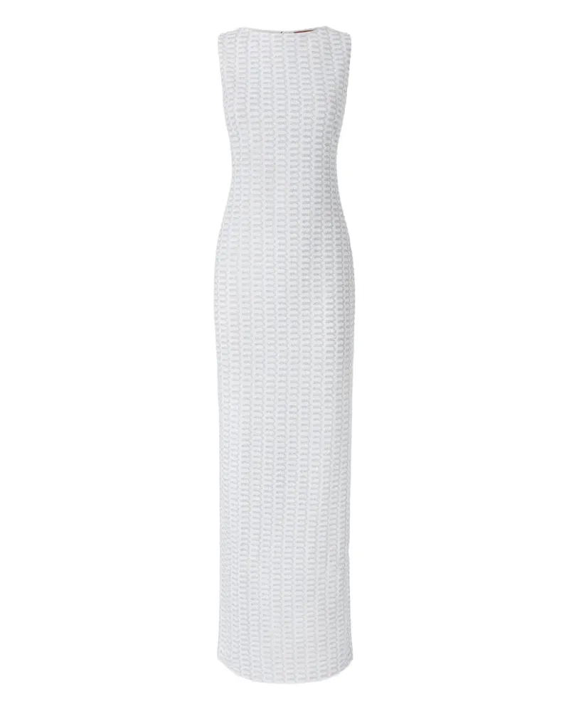 Missoni Gestricktes Kleid - Silber Silber