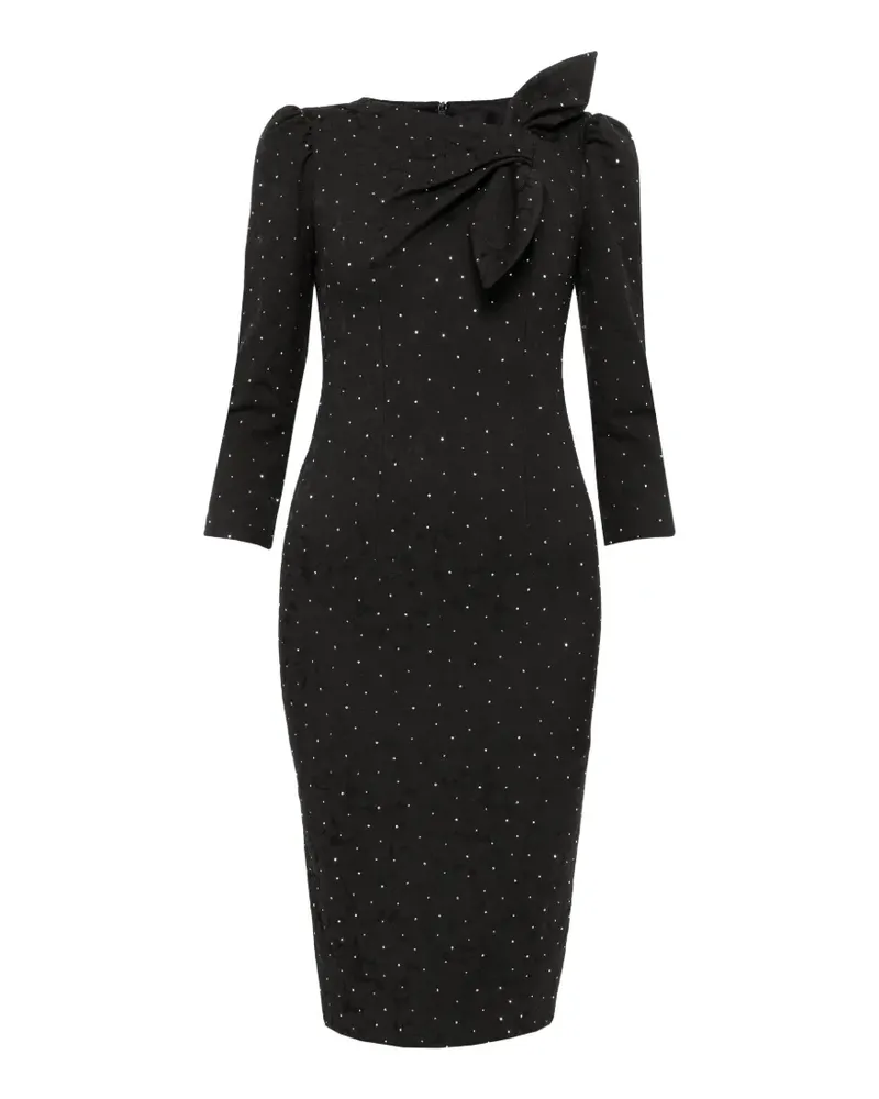 NISSA Midikleid mit Strass - Schwarz Schwarz