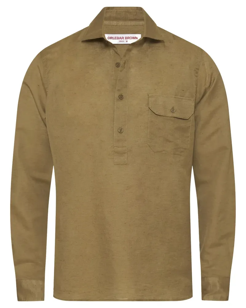 Orlebar Brown Cesare Hemd - Grün Grün