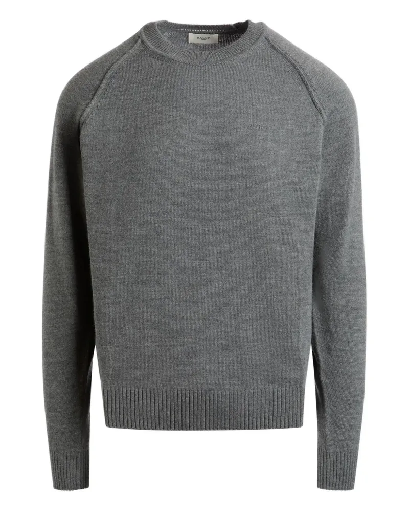 Bally Pullover mit Logo-Stickerei - Grau Grau