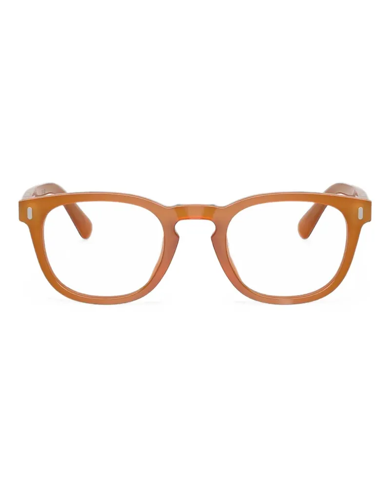 Persol Gianni Sonnenbrille mit rundem Gestell - Braun Braun