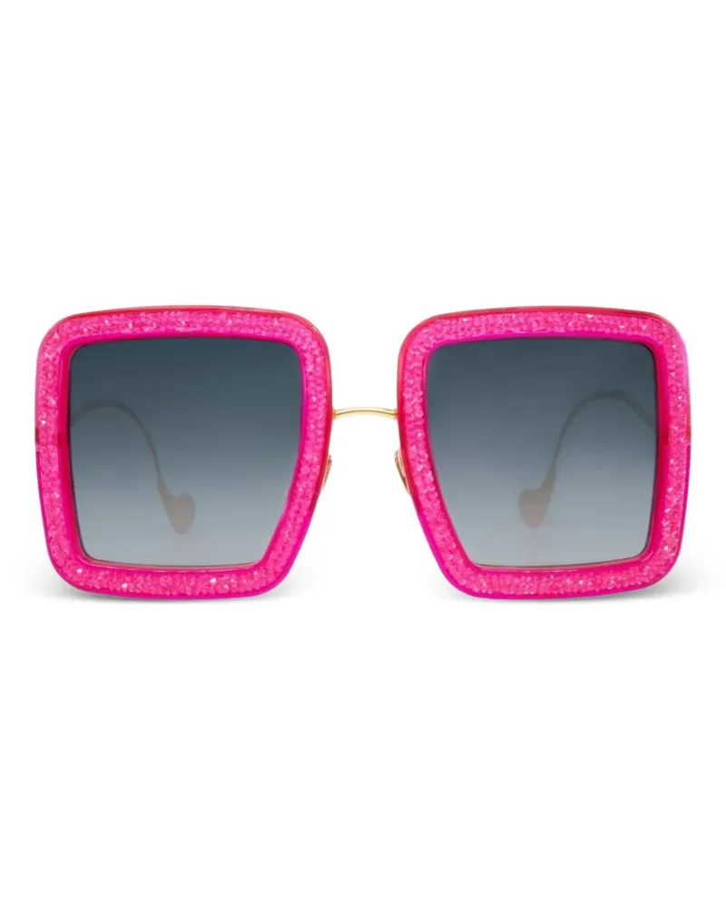 Anna-Karin Karlsson Beaming Sky Sonnenbrille mit eckigem Gestell - Rosa Rosa