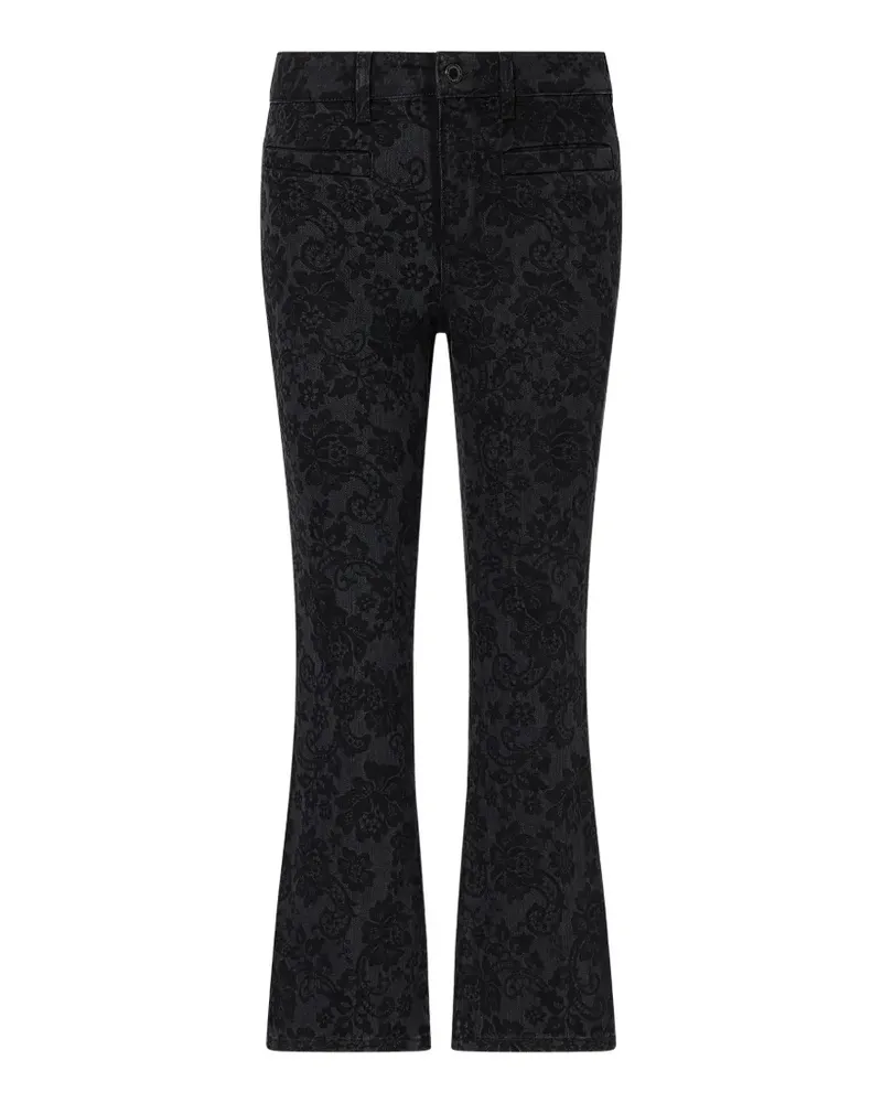 Liu Jo bootcut jeans with laser detail - Schwarz Schwarz