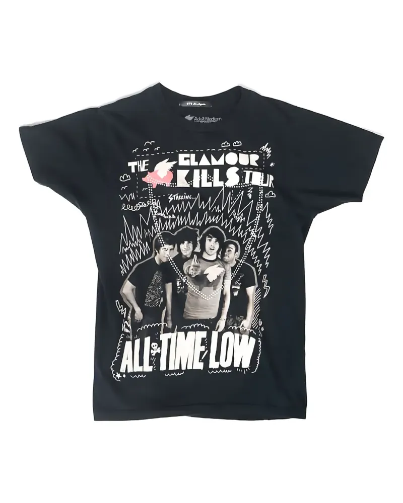 HTC Hollywood Trading Company All Time Low T-Shirt mit grafischem Print - Schwarz Schwarz