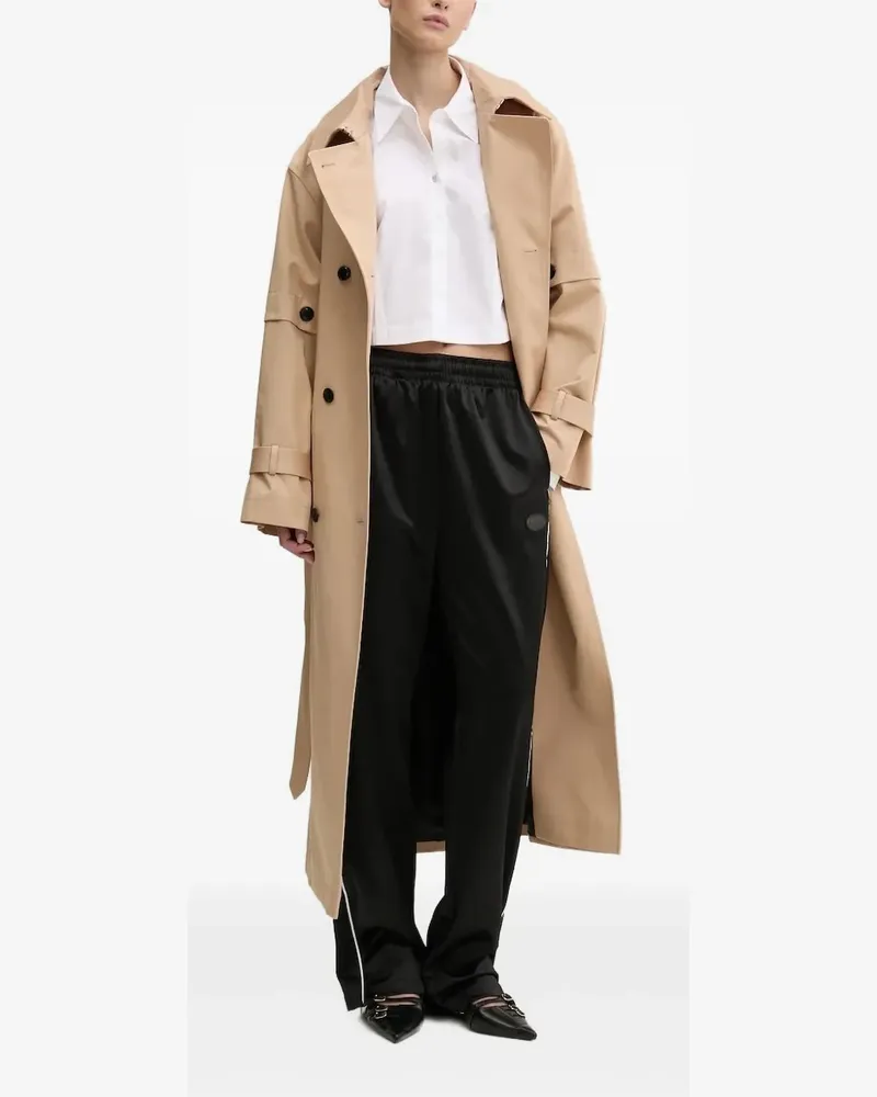 HUGO BOSS Geknöpftes Cropped-Hemd - Weiß Weiß