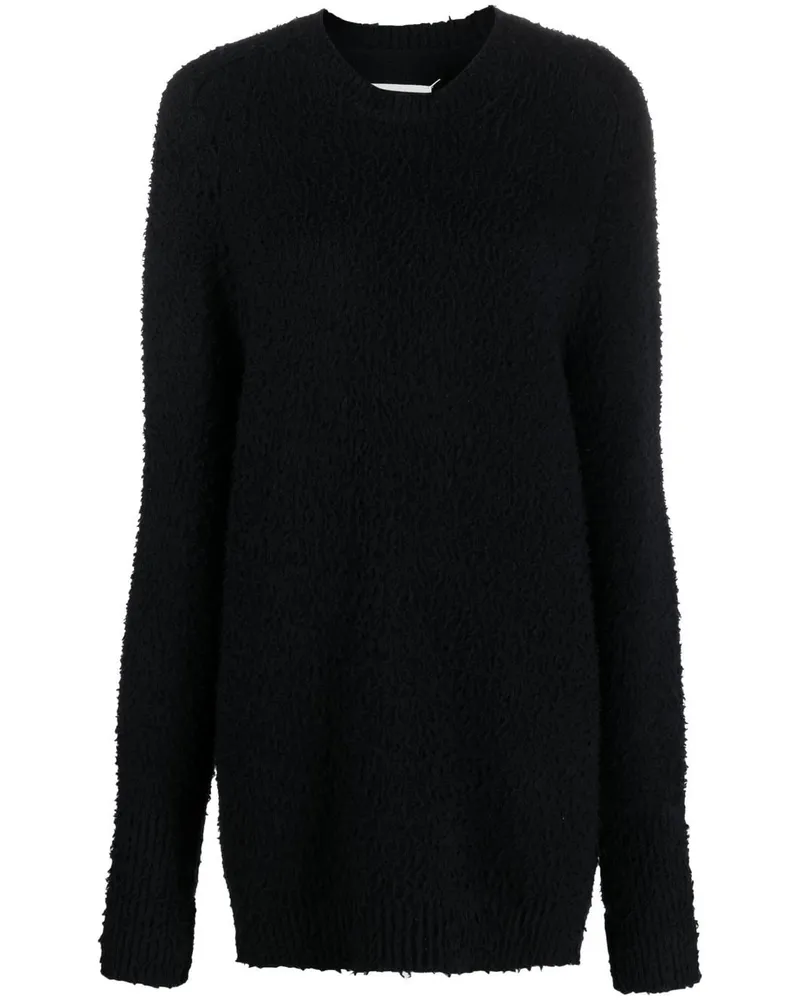 Maison Margiela Pullover mit Ziernähten - Schwarz Schwarz