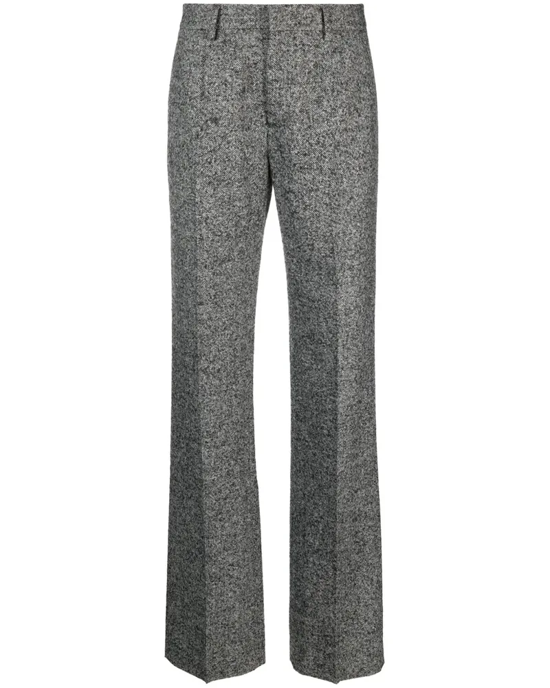 Alessandra Rich Klassische High-Waist-Hose - Schwarz Schwarz