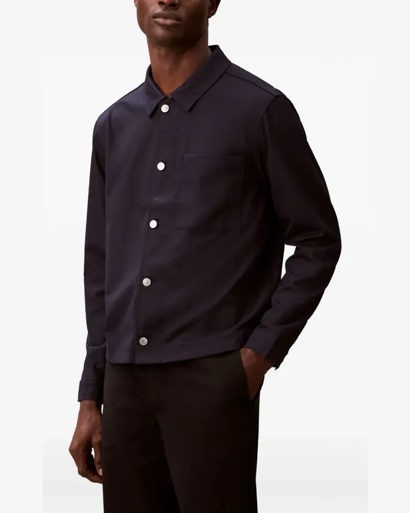 Calvin Klein Sakko mit geknöpften Taschen - Blau Blau