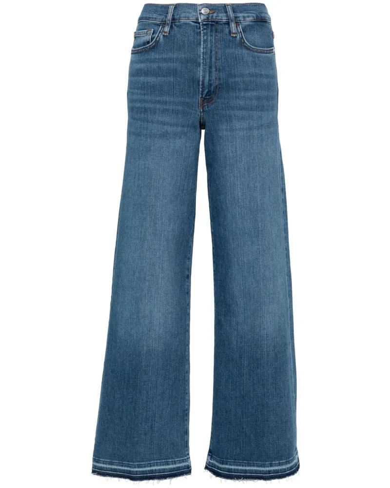 Frame Denim Taillenhohe Slim Le Palazzojeans - Blau Blau