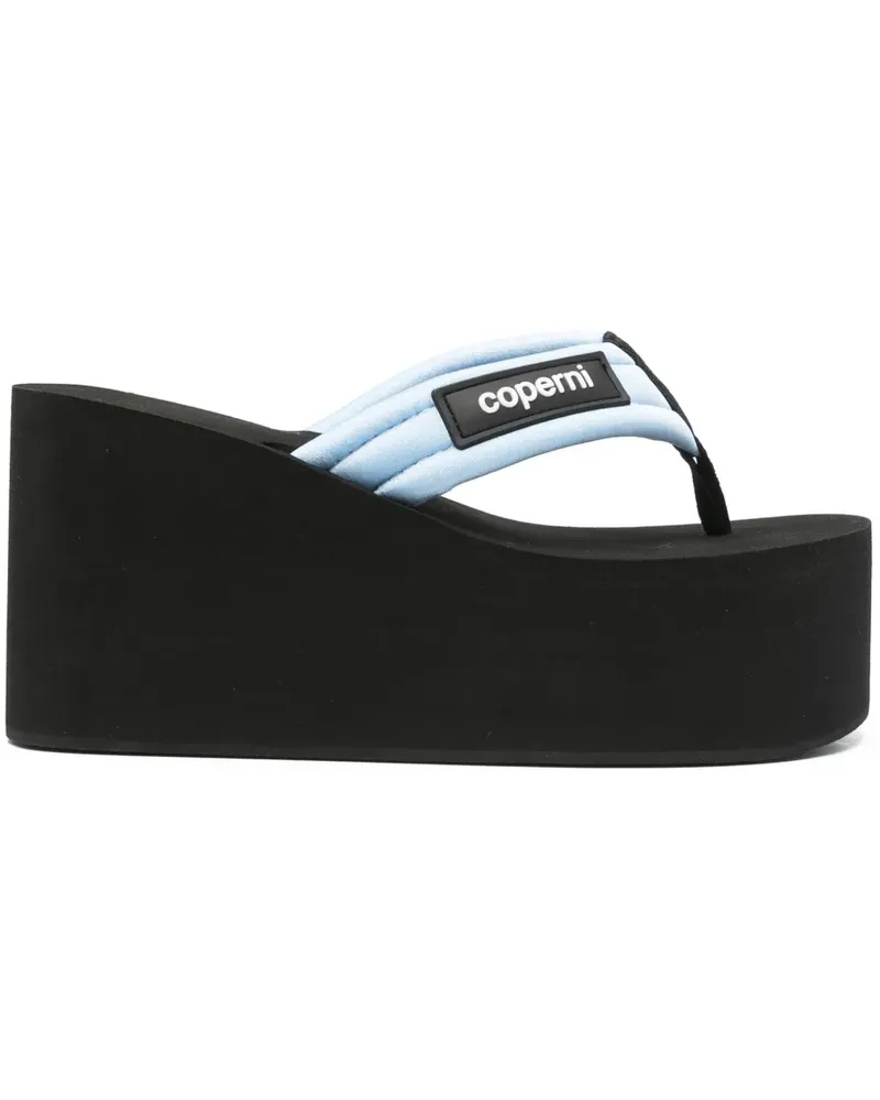 COPERNI Wedge-Flip-Flops mit Logo - Blau Blau