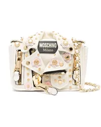 Moschino Biker Umhängetasche Nude