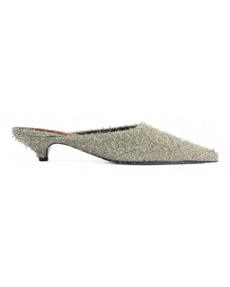 Simon Miller Tinsel Arrow Mules - Silber Silber