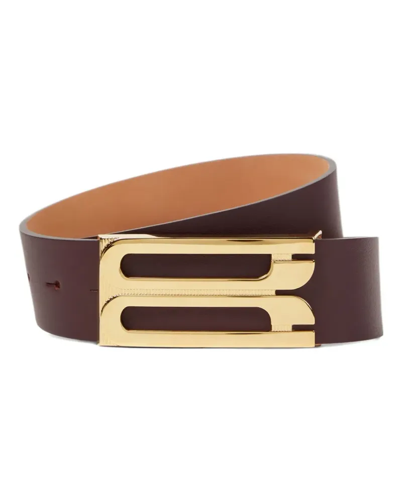 Victoria Beckham Jumbo Dorian belt - Braun Braun